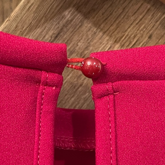 SHEIN Womens Puff Sleeve Top Pullover Keyhole Back - Picture 5 of 6